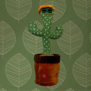Dancing Cactus Plush Toy Re-Chargable -no batteries needed